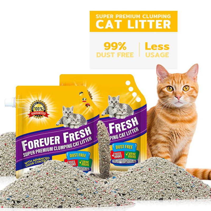 Supplier Sale Best Premium Brand Cat Litter 100% Natural Bentonite Cat Litter