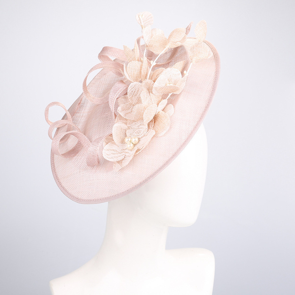 Fashion design more style option elegant church fascinator hats for sales