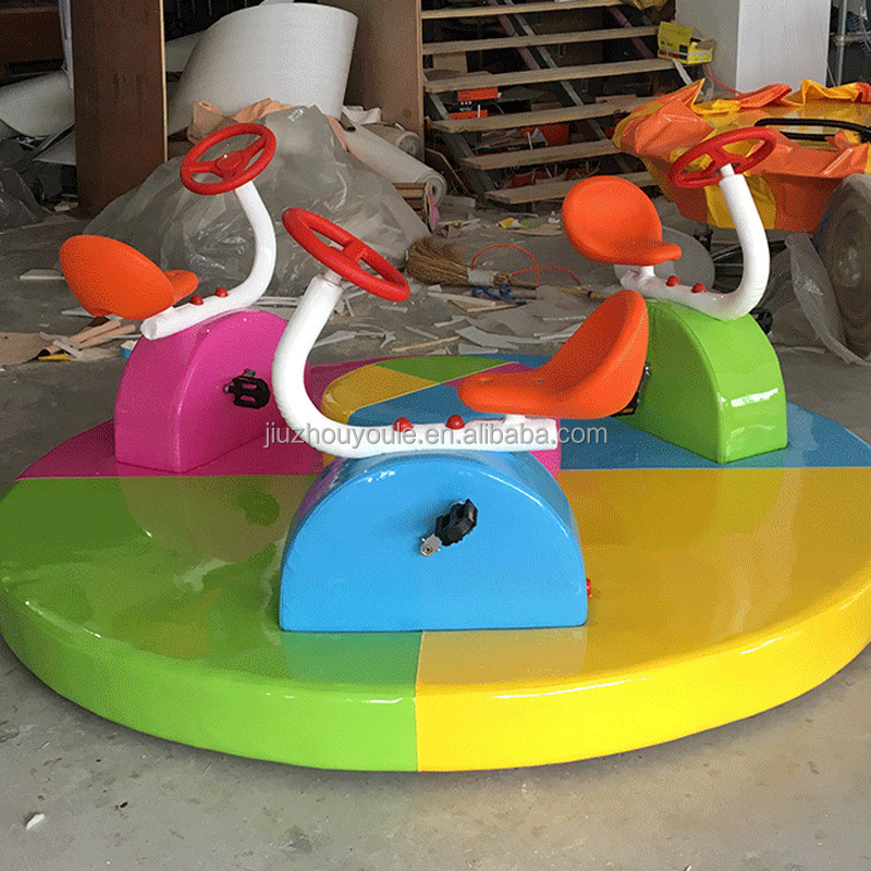 Soft Play Rides Carousel Electric Rotary Children's Soft Play Equipment Indoor Children's Soft Pedal Bicycle Playground