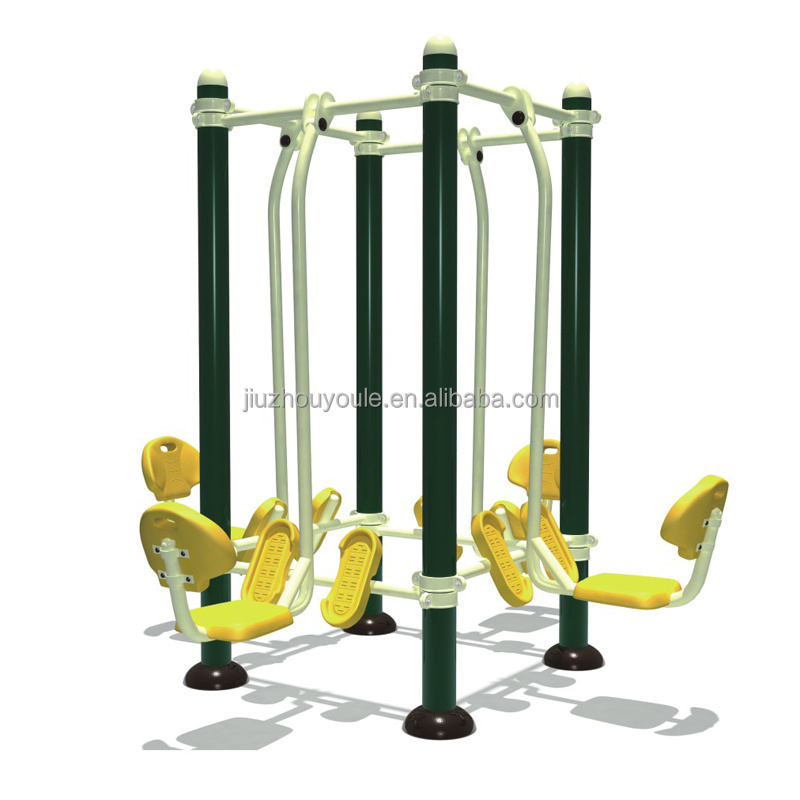 Commercial gym equipment garden fitness equipment outdoor fitness equipment for sale Cheap galvanized steel structure park outdo