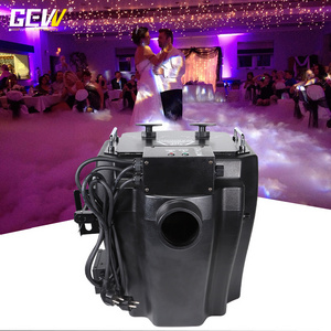 GEVV Concert Wedding KTV Party Effect Equipment Heavy Duty 6000w Big Large Smoke Cannon Low Dry Ice Fog Machine