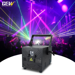 GEVV DJ Disco Party Night Club Stage Show Full Color 3W 5W 10W RGB Mini 3D Writing Animation Laser Light