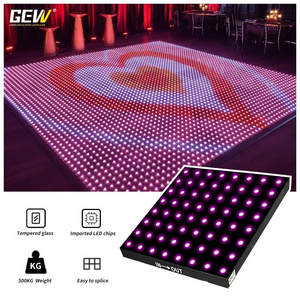 Top Dance Floor Hot Selling Wireless RGB LED Dance Floor Magnetic Digital Led Dance Floor Mat For Wedding Party