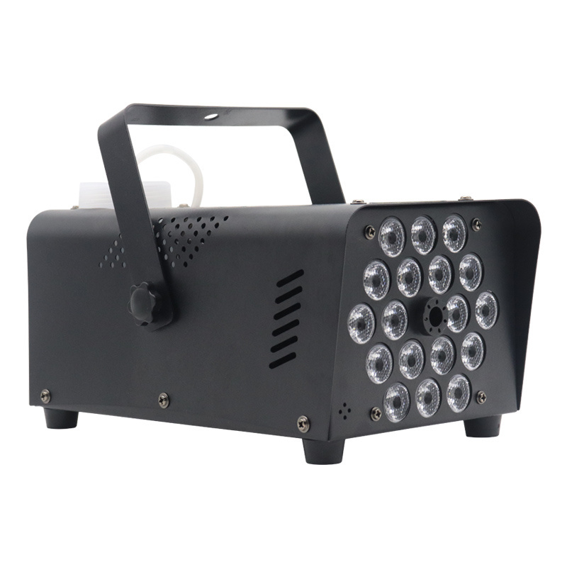 New Arrival 500W Smoke Machine with 13 Color Controllable Lights Effect Automatic Fog Machine 18 Led Wireless Remote Control