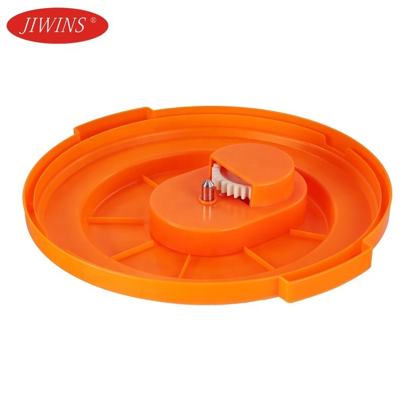 JIWINS Commercial Economic Salad Spinner PP Manual 19L/5Gal Salad Dryer Tool Large Salad Spinner for Restaurant Canteen Hotel