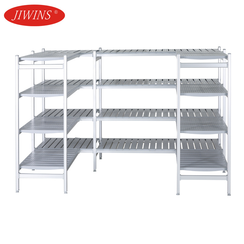 Commercial restaurant plastic shelving horeca manufacturer storage racks shelving units plastic industrial cold room plastic she