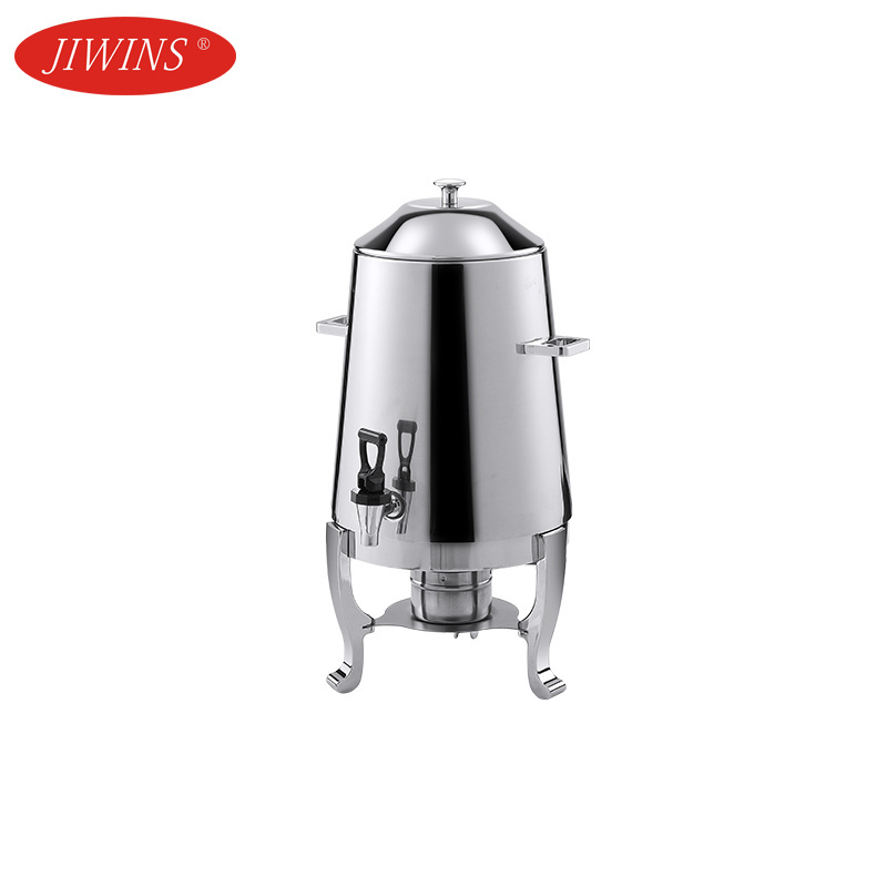 Jiwins Custom Commercial Wedding Banquet Chocolate Hot Tea and Juice Dispenser Coffee Urns Dispenser with Tap