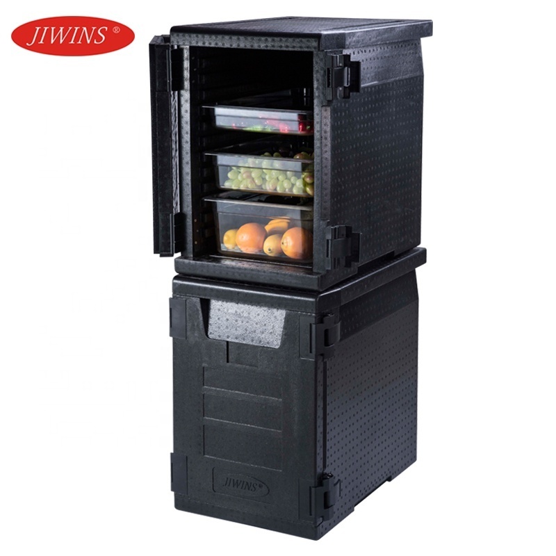 Jiwins Customized Commercial Eco-friendly Recyclable Insulation Epp Foam Cooler Box Epp Thermo Boxes for Hotel Food Transport