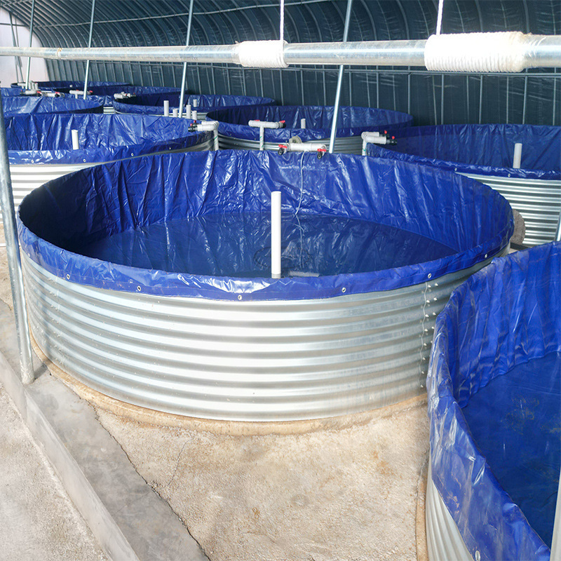 Pvc water biofloc tank for fish and shrimp RAS Tilapia farming fisheries aquaculture system equipment farming