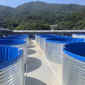 Pvc water biofloc tank for fish and shrimp RAS Tilapia farming fisheries aquaculture system equipment farming