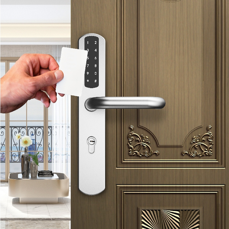 JIXIN Smart Outdoor Front Handle Door Lock