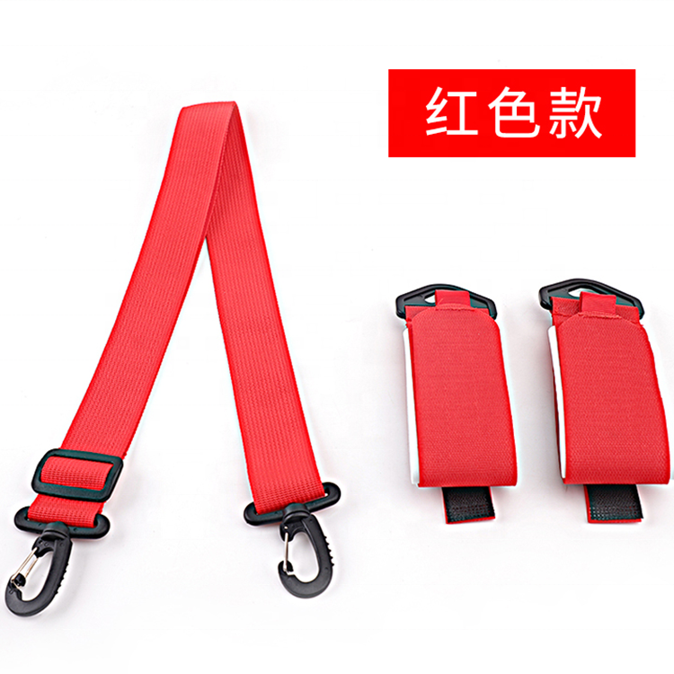 Wholesale Popular Custom Logo EVA rubber outdoor sport Ski Binding Strap Alpine Hook Loop Ski Strap