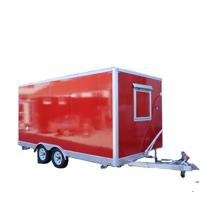 Megastar commercial food van concession street mobile food truck cart fast food trailer for sale usa europe Australia