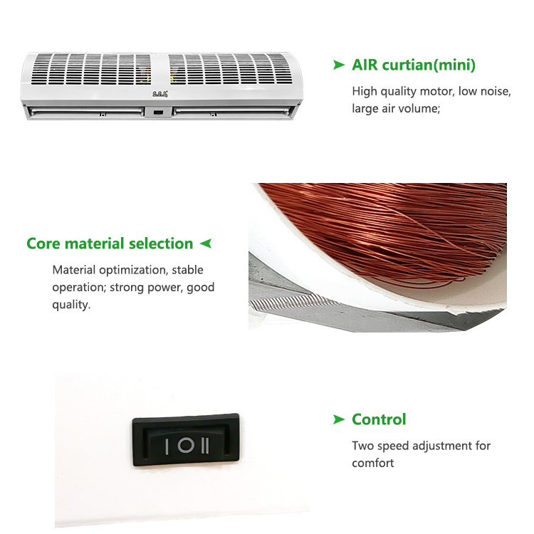 Hot sale air conditioning air curtain for cold room FM-125 90cm length air curtain