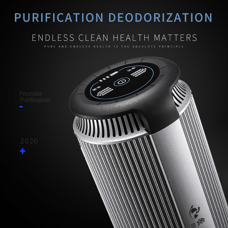 Car Air Purifier, High Efficiency Ozone Air Sterilizer Eliminates Smoke, Dust, Pollen and Bad Odors for Auto and Small Space