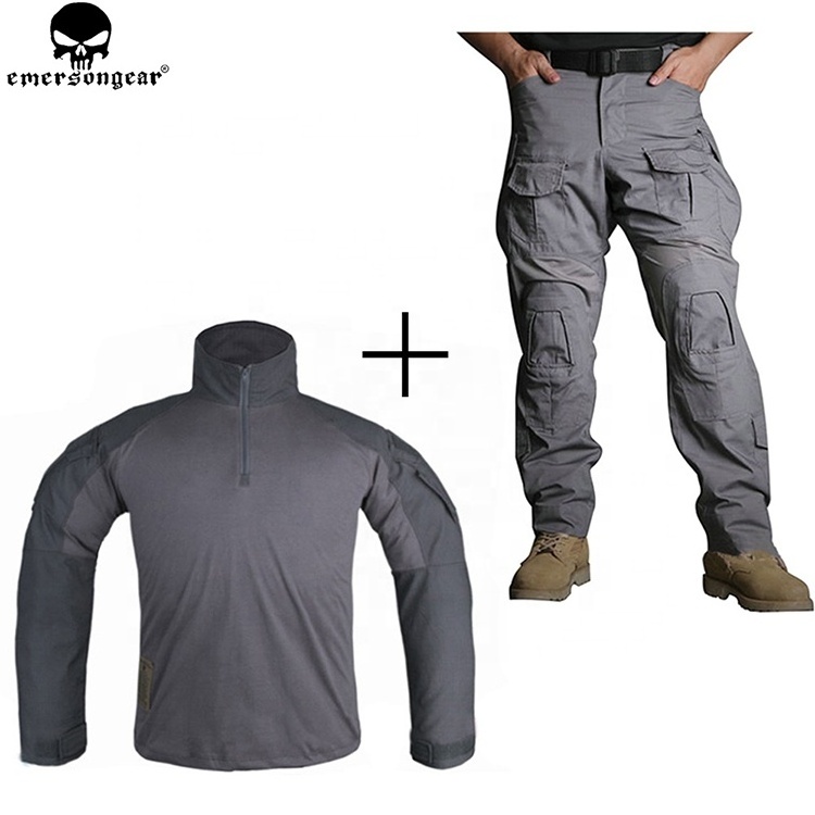 Emersongear Outdoor G3 65% Polyester + 35% Cotton Uniforms Combat Shirt Pants Uniform Pants Tactical Green Uniform