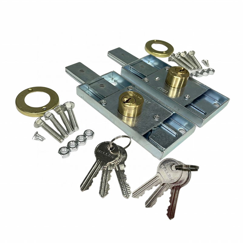 Two Side Roller Shutter Door Latch Bolt Rolling Door Locks Roll Up Gate Lock