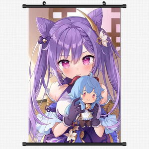 Custom Japanese Anime Wall Hanging Strip Canvas Pictures Home Art Decoration Posters For Bedroom