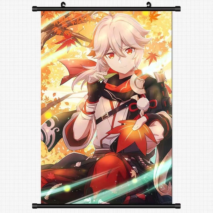 Custom Japanese Anime Wall Hanging Strip Canvas Pictures Home Art Decoration Posters For Bedroom