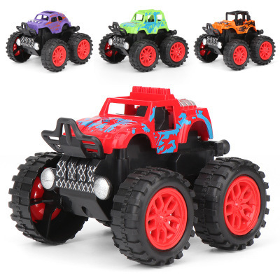 Wholesale Kids Cars Toy Monster Truck Inertia SUV Friction Power Vehicles Baby Boy Car Toys Blaze Truck Children Toys Car