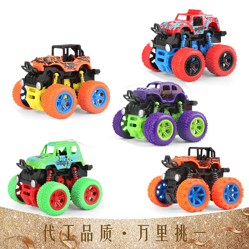 Wholesale Kids Cars Toy Monster Truck Inertia SUV Friction Power Vehicles Baby Boy Car Toys Blaze Truck Children Toys Car