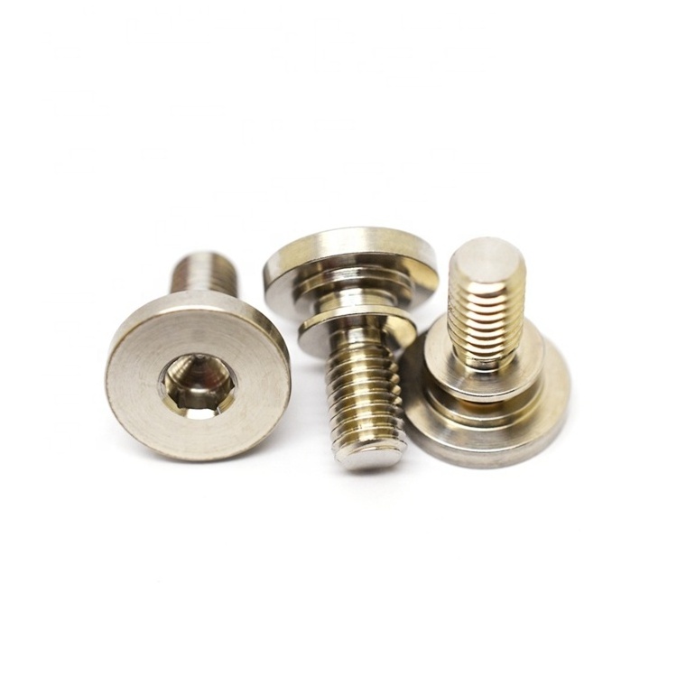 Custom brass spacer metal decorative bushing,brass shoulder screw/nut/fastener/pcb bolt /round clear hole spacer