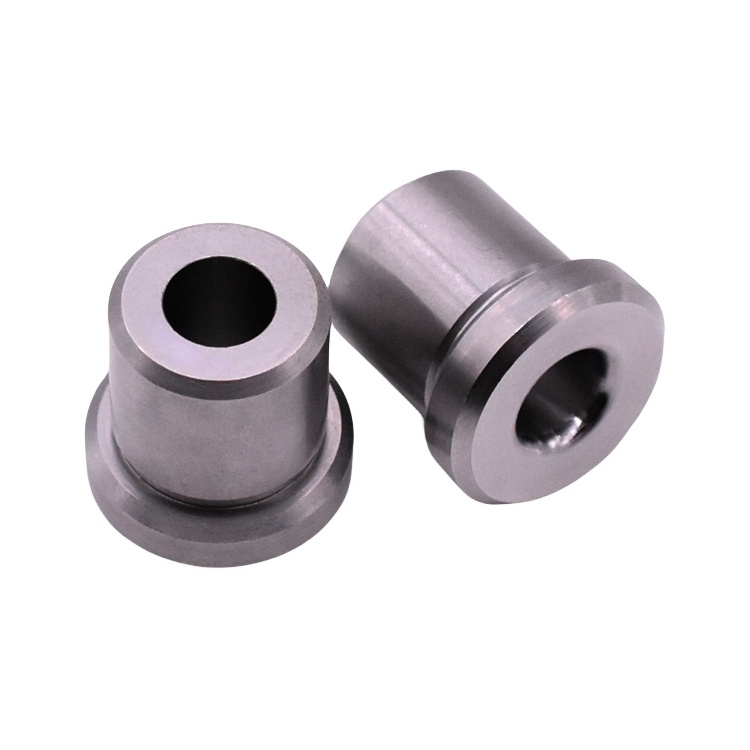 High precision custom tolerance +-0.01mm bushing steel S136 metal cnc machining turning bushing parts