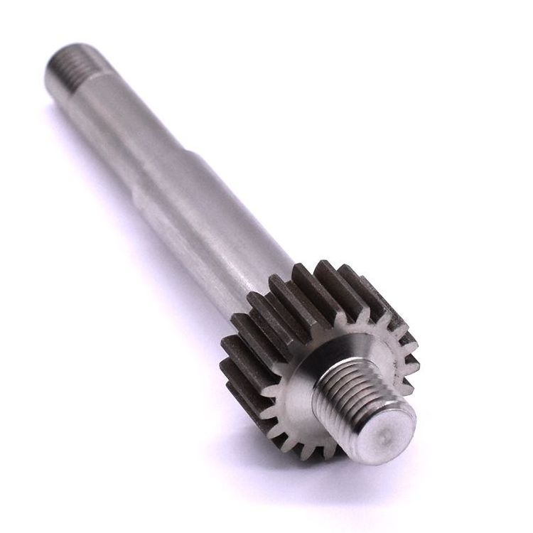 Jiyan Factory Customized CNC Turning Machining Motor Shafts Stainless Steel Spline Drive Gear Shaft