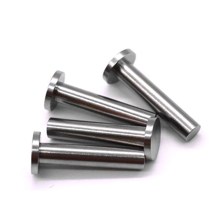 Jiyan Factory Grooved Clevis Pins Stainless Steel Locking Pins  Flat Head Cylindrical Pin