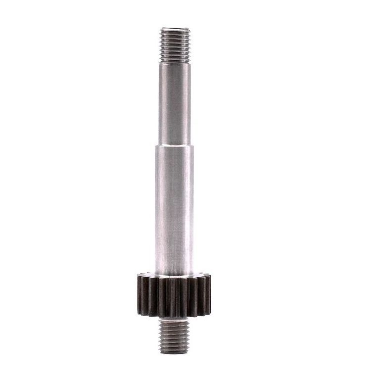 Jiyan Factory Customized CNC Turning Machining Motor Shafts Stainless Steel Spline Drive Gear Shaft