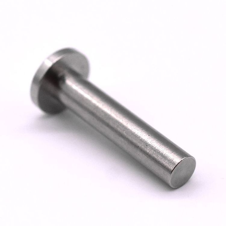 Jiyan Factory Grooved Clevis Pins Stainless Steel Locking Pins  Flat Head Cylindrical Pin