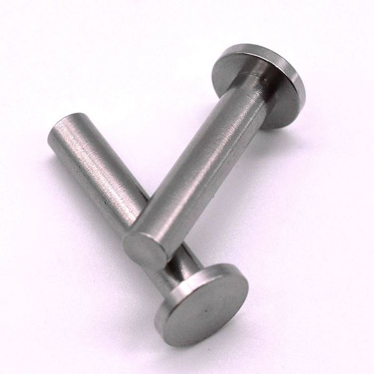 Jiyan Factory Grooved Clevis Pins Stainless Steel Locking Pins  Flat Head Cylindrical Pin