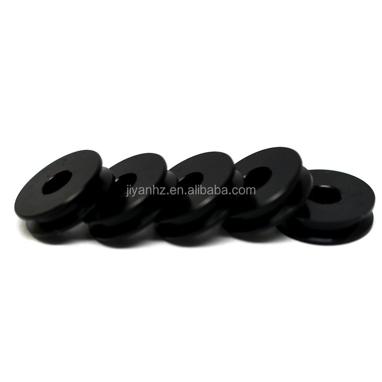 High Quality Customized CNC Delrin Black Nylon Spacer