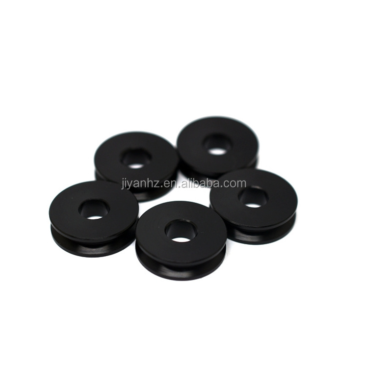 High Quality Customized CNC Delrin Black Nylon Spacer