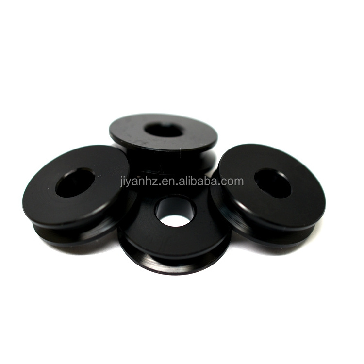 High Quality Customized CNC Delrin Black Nylon Spacer