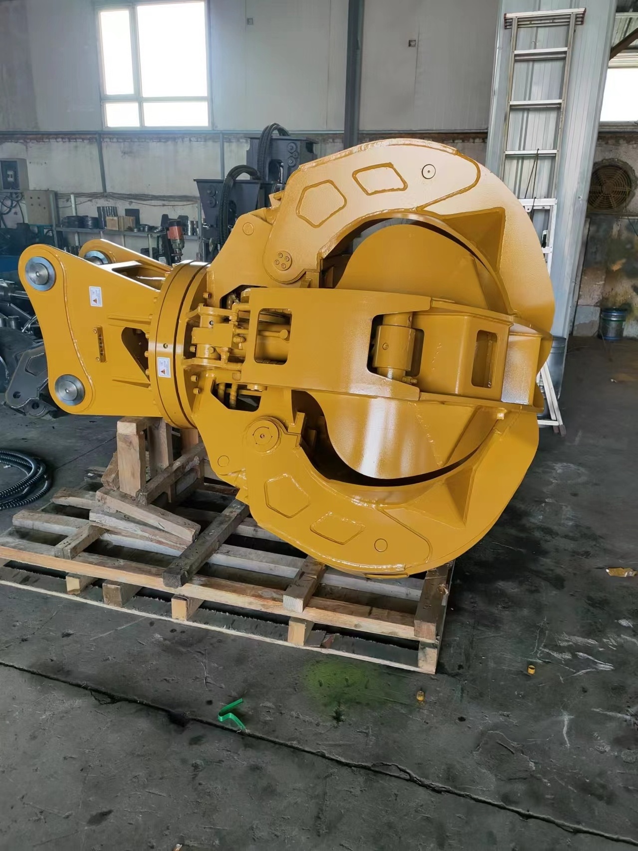 High Quality Hydraulic Rotating Scrap Metal Orange Peel Grab with 5 Teeth