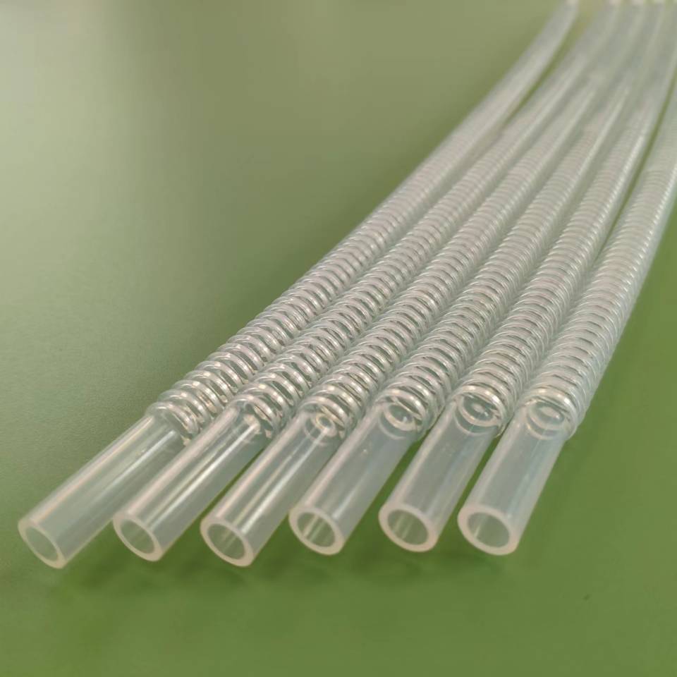 Clear Corrugated Tube Medical FEP PFA PTFE Corrugated Tubing