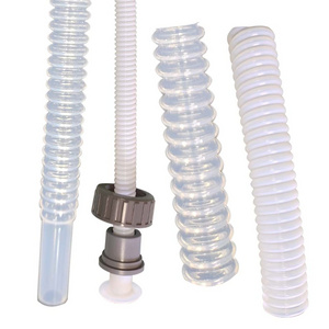 Clear Corrugated Tube Medical FEP PFA PTFE Corrugated Tubing