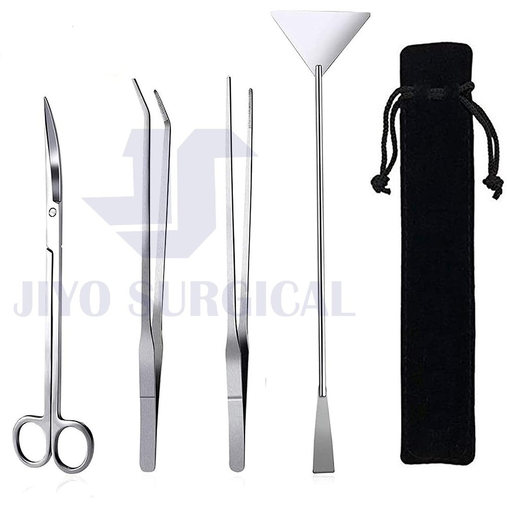 High Demand Hot Sales CE Approved  Stainless Steel Premium Black Aquarium scaping Tools Planted shrimp Fish set