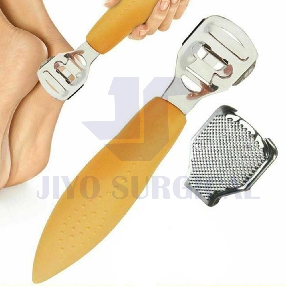 PREMIUM QUALITY CALLUS REMOVER Hard Dead Skin CORN Cutter Shaver Pedicure FOOT TOOL + 10 BLADES