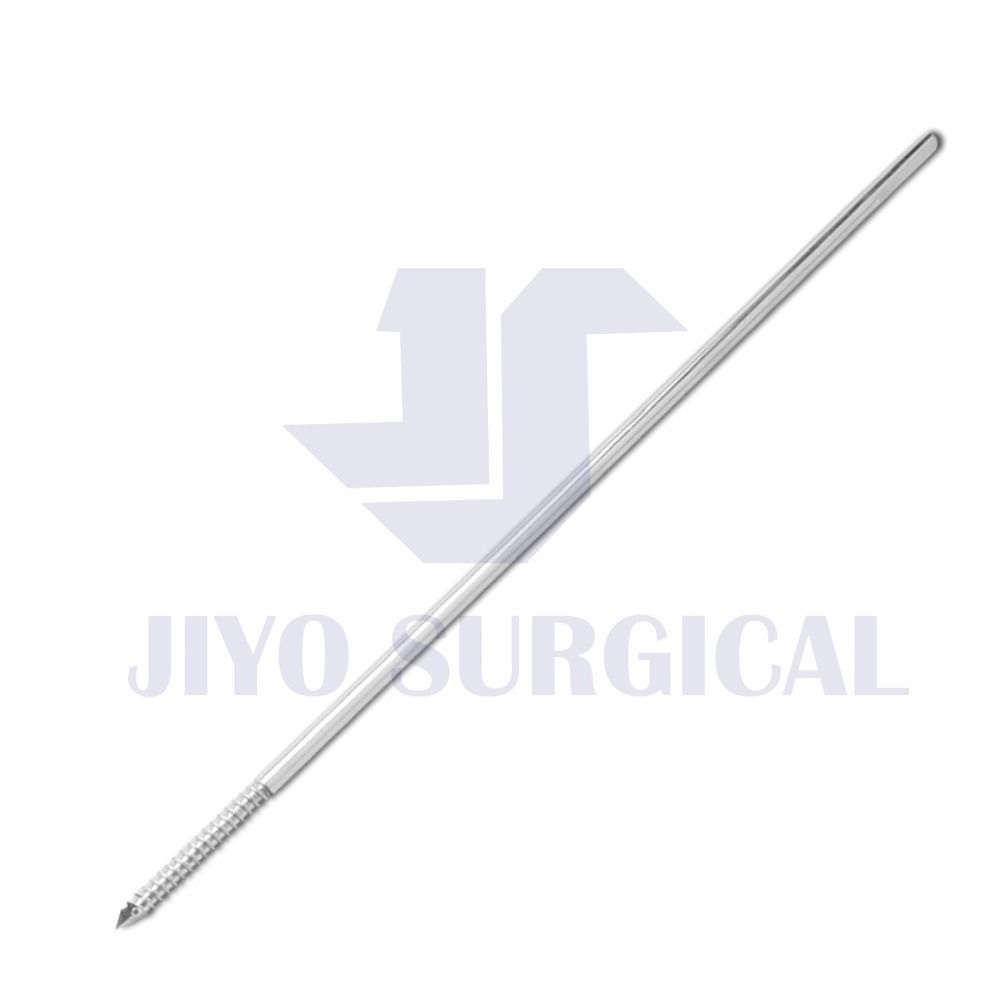 Orthopedic Self Tapping Implants External Fixation Bone Traction Threaded  Wire Pin Schanz Screw