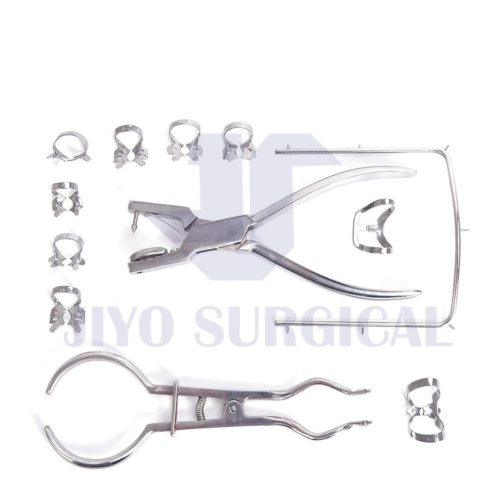 Top Of Our Production  High Quality Stainless Steel  Dental Instrument Rubber Dam Clamp Sets Surgical Instruments Kit