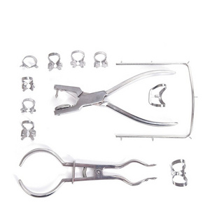 Top Of Our Production  High Quality Stainless Steel  Dental Instrument Rubber Dam Clamp Sets Surgical Instruments Kit