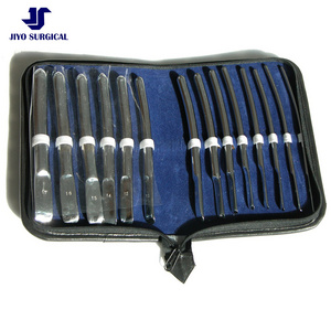 Top Of Our Production Hot Selling Hegar Dilator Set Uterine Urethral Diagnostic Surgical Sounds 8Pcs, with case