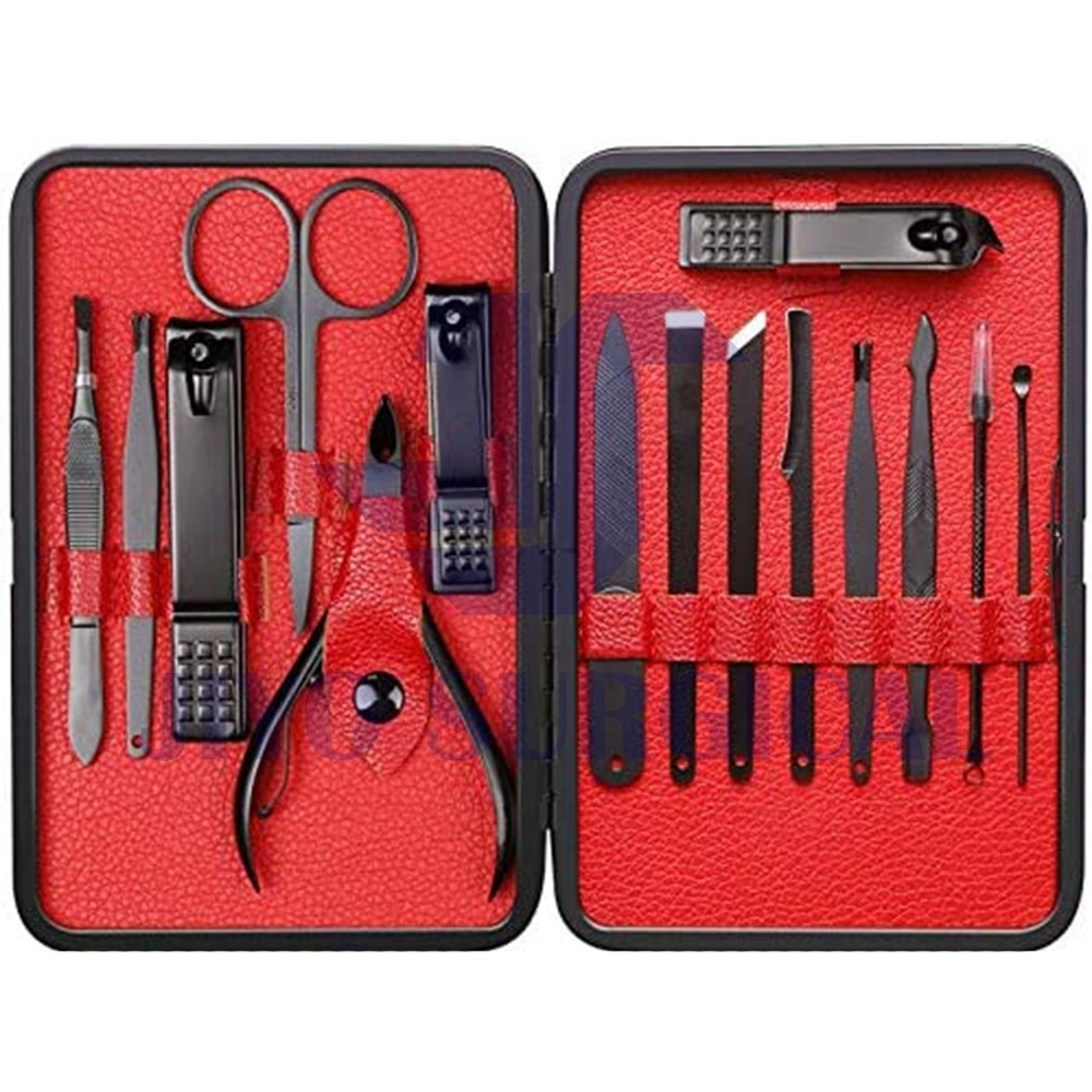 CE Approved New Personal and Professional Use Beauty Care Nail Clippers Kit with High Quality Nail Scissors 14pcs Manicure Set