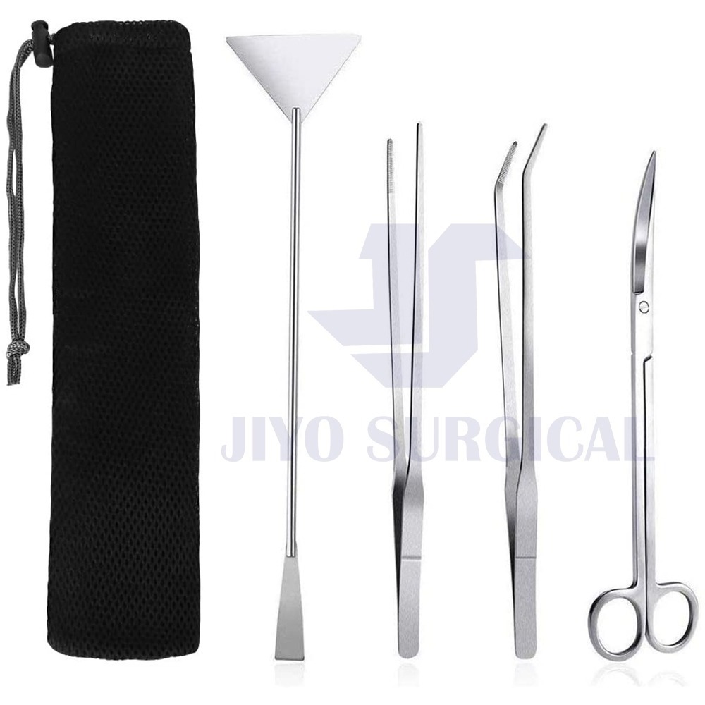 High Demand Hot Sales CE Approved  Stainless Steel Premium Black Aquarium scaping Tools Planted shrimp Fish set