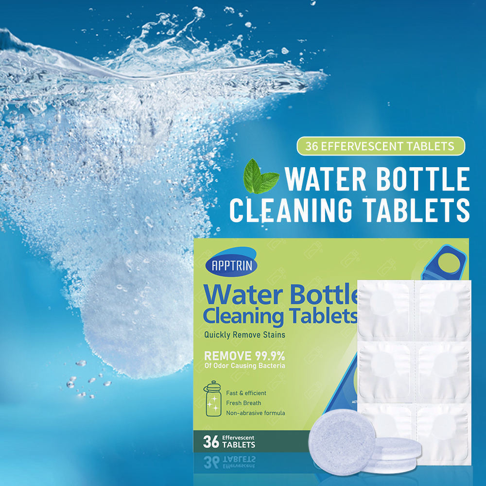 Hot Selling for Eco-friendly Bottle Cleaning Tablet Household Multi-purpose Effervescent Cleaner Tablets