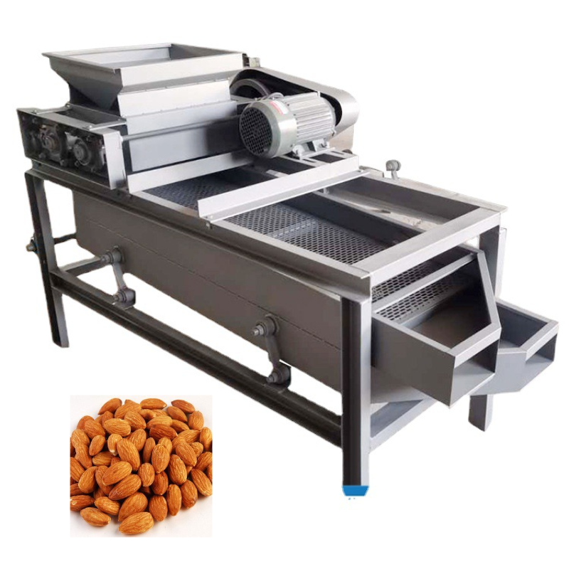 Hot sale  Factory Price Dry Type Nut Peanuts Peeler Hazelnut Cocoa Bean Peeling Machine  Cashew Skin Pecan Peeling Machine