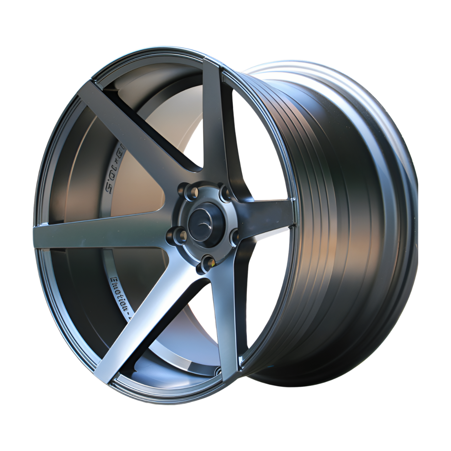 Jy Matt Black Deep Dish Ready to ship rims 18  inch 5 holes wheel  for Passenger car wheels