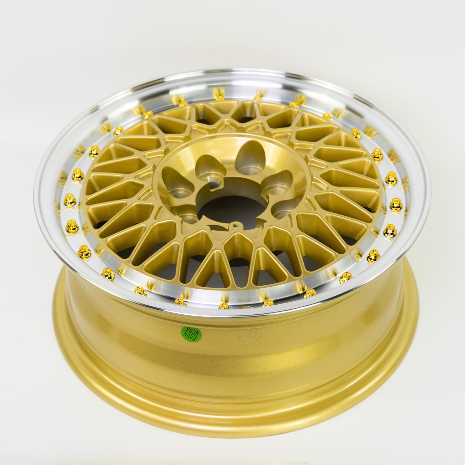 Jy New design gold BBS wheels 14 15 16 17 18 19 inch rims 4/5 holes aluminum alloy wheels for passenger cars